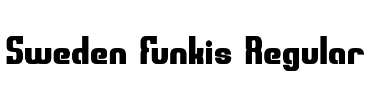 Sweden Funkis Regular  Frei Schriftart Herunterladen