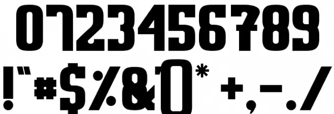 Sweden Funkis Regular Font OTHER CHARS