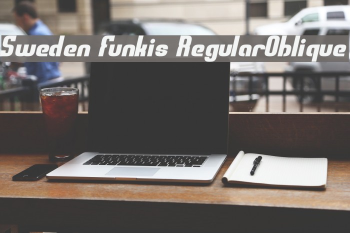 Sweden Funkis RegularOblique Font examples