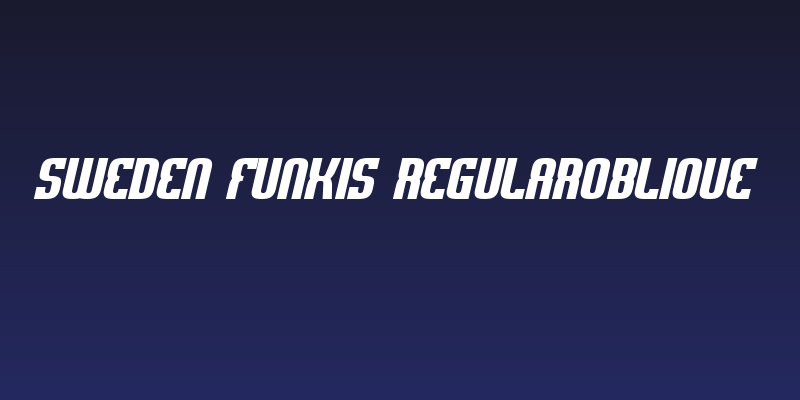 Sweden Funkis RegularOblique Social Header