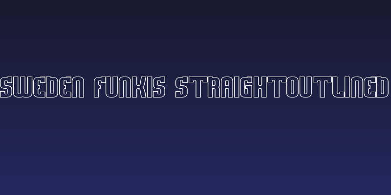 Sweden Funkis StraightOutlined Social Header