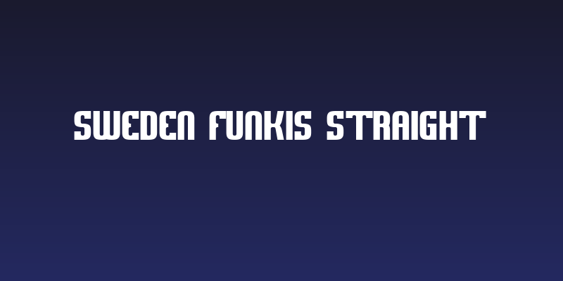 Sweden Funkis Straight Social Header