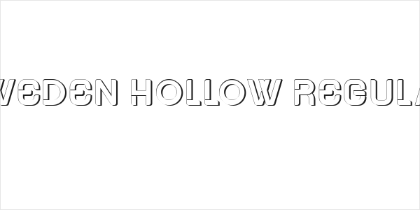 Sweden Hollow Regular Logo
