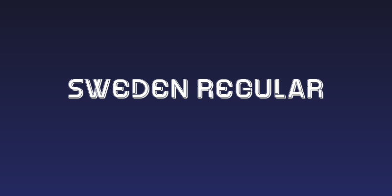 Sweden Regular Social Header