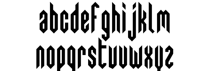 SwedieCruel Font LOWERCASE