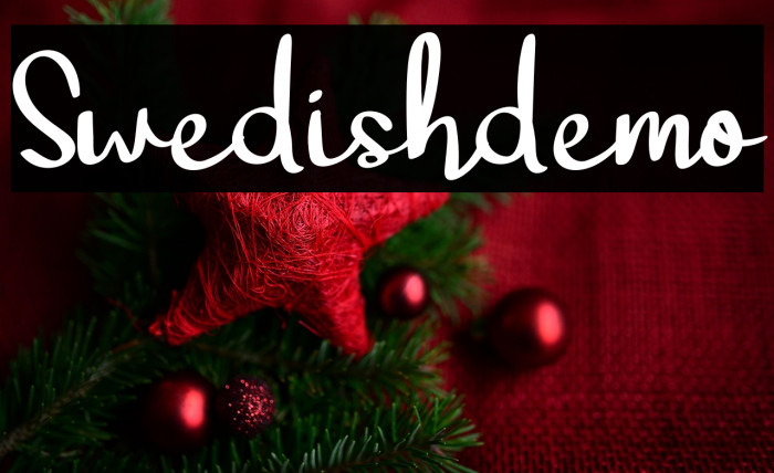 Swedishdemo Example 1