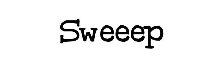 Sweeep  font caratteri gratis