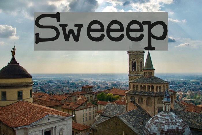 Sweeep Font examples