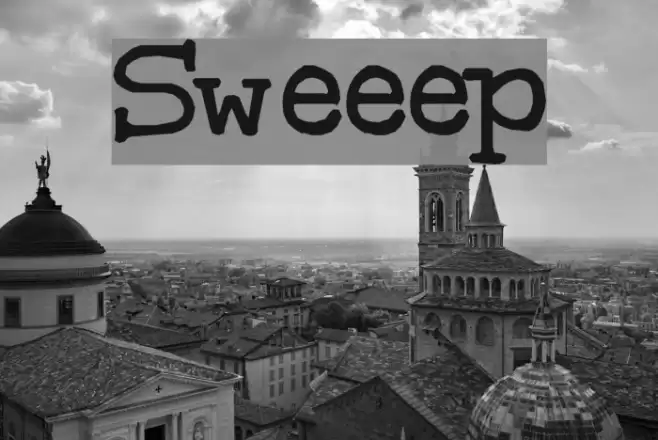 Sweeep Шрифта examples
