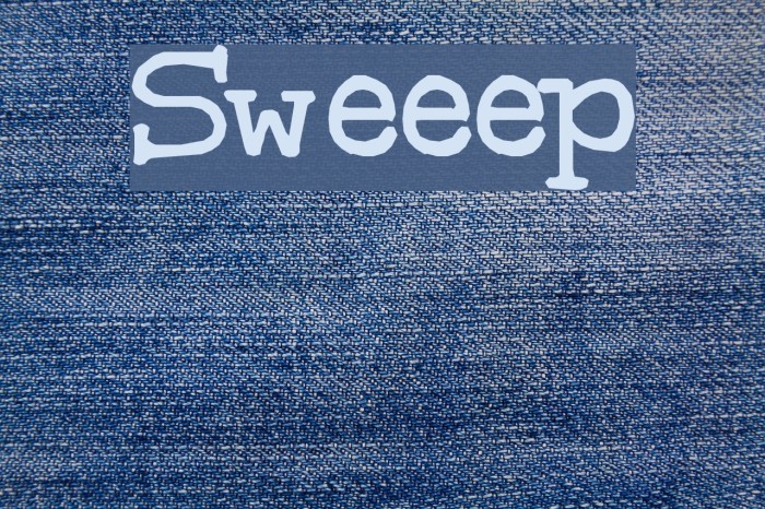 Sweeep Font examples