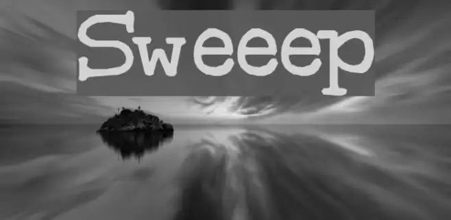 Sweeep Шрифта examples