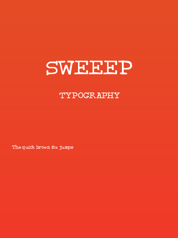 Sweeep Poster