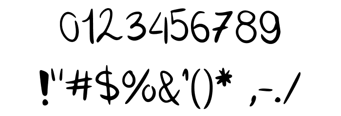 Sweemone Regular Font OTHER CHARS