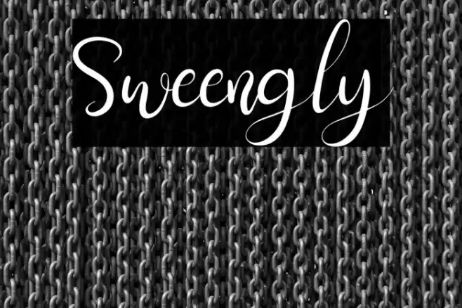 Sweengly Font examples