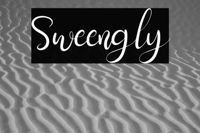 Sweengly Font examples