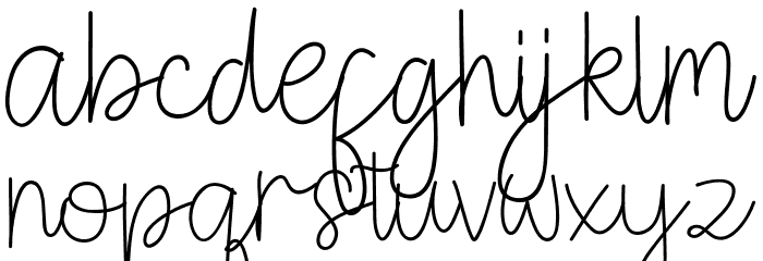 Sweenline Font LOWERCASE