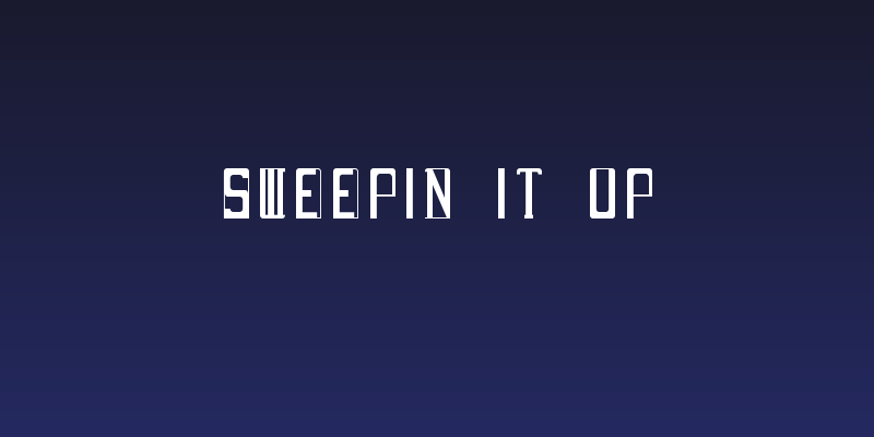 Sweepin It Up Social Header