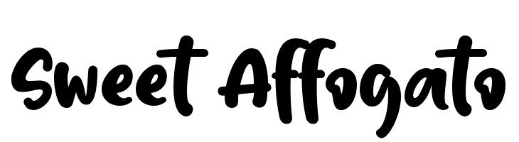 Sweet Affogato  フリーフォントのダウンロード