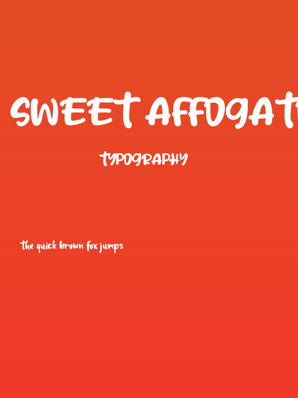 Sweet Affogato Poster
