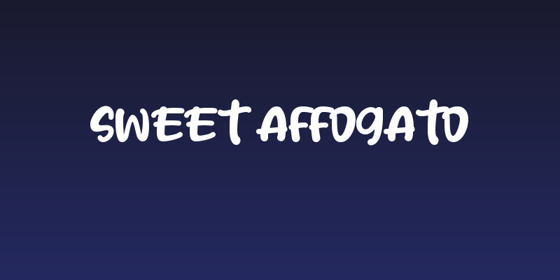 Sweet Affogato Social Header