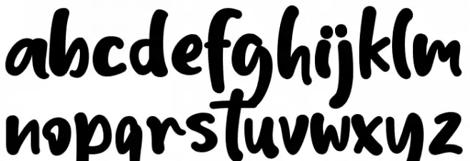 Sweet Affogato 字体 小写