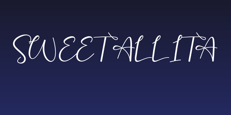 Sweet Allita Social Header