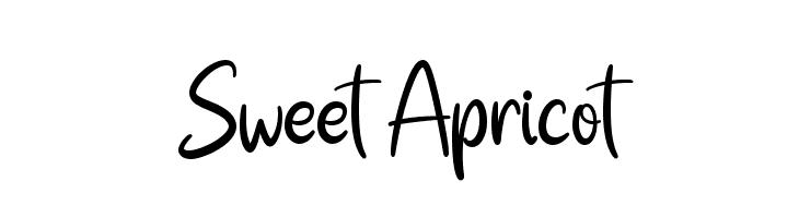 Sweet Apricot  नि: शुल्क फ़ॉन्ट्स डाउनलोड