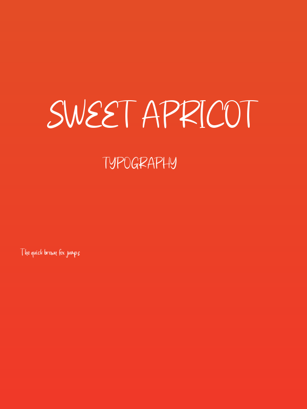 Sweet Apricot Poster