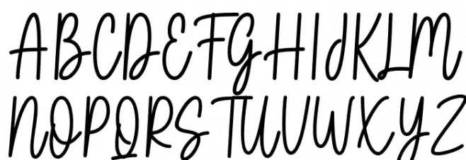 Sweet Aromatic Caratteri MAIUSCOLE