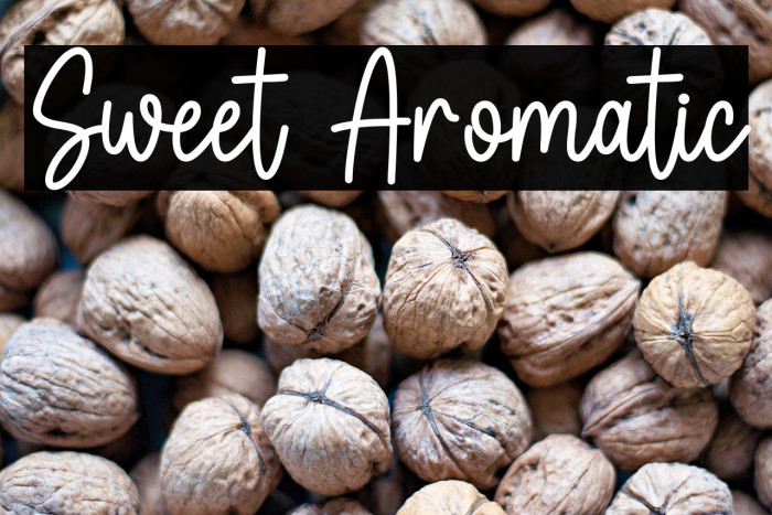 Sweet Aromatic Caratteri examples