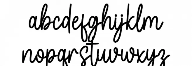 Sweet Aromatic Caratteri MINUSCOLO