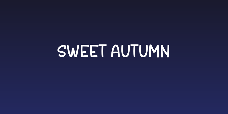 Sweet Autumn Social Header