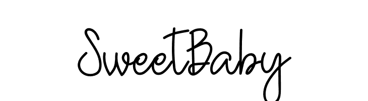 Sweet Baby  Fuentes Gratis Descargar