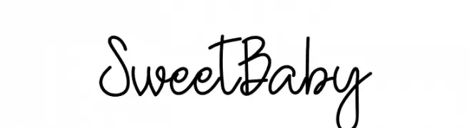 Sweet Baby  Скачать бесплатные шрифты
