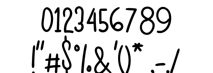 Sweet Ball Font OTHER CHARS