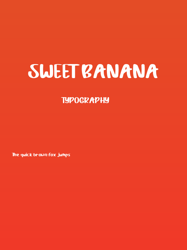 Sweet Banana Poster
