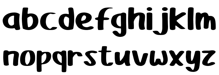 Sweet Banana Font LOWERCASE