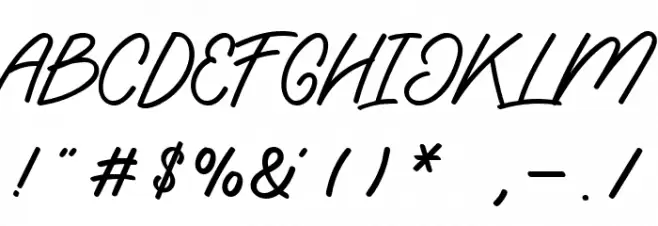 Sweet Beaches Font OTHER CHARS