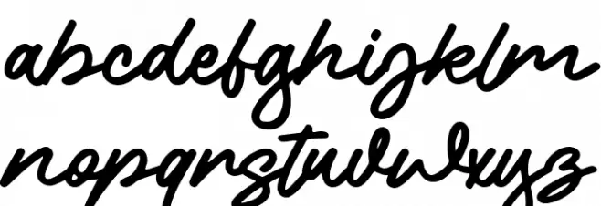 Sweet Beaches फ़ॉन्ट लोअरकेस