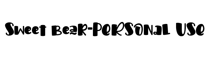 Sweet Bear-PERSONAL USE  لخطوط تنزيل