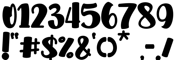 Sweet Bear-PERSONAL USE Font OTHER CHARS