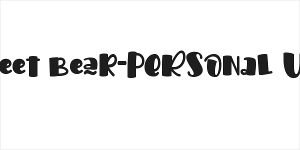 Sweet Bear-PERSONAL USE Logo