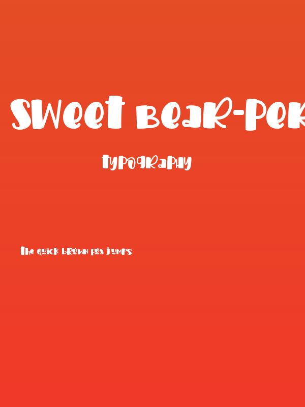 Sweet Bear-PERSONAL USE Poster