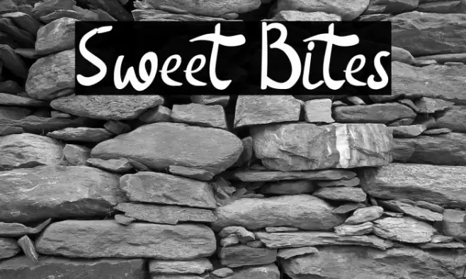 Sweet Bites Font examples