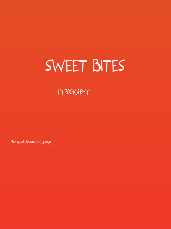 Sweet Bites Poster