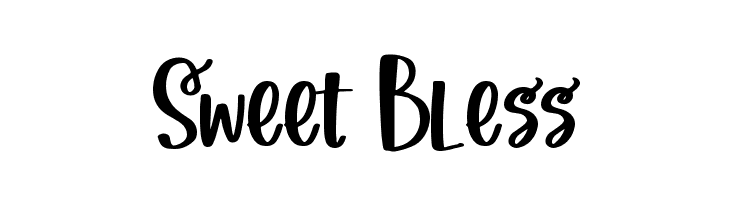 Sweet Bless  フリーフォントのダウンロード