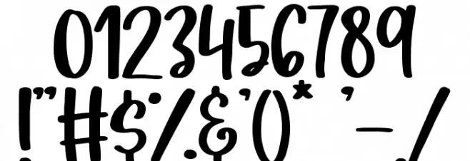 Sweet Bless Font OTHER CHARS
