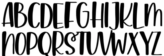 Sweet Bless Schriftart Groß