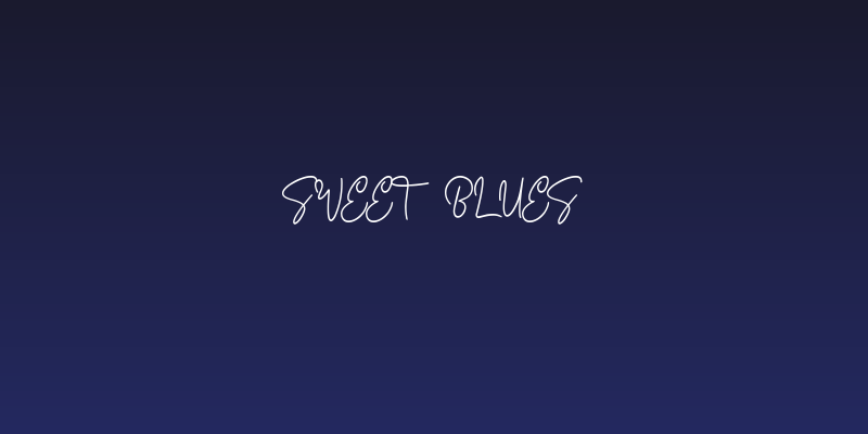 Sweet Blues Social Header