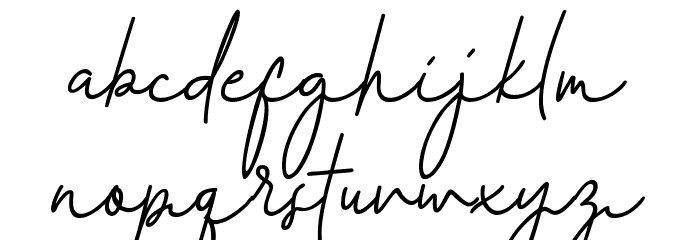 Sweet Blues Font LOWERCASE